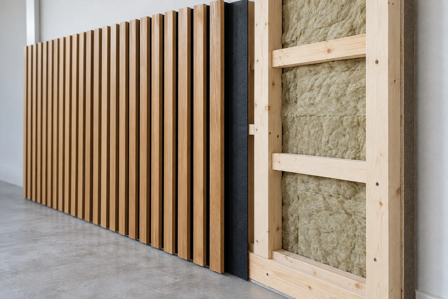 Slat wall backing assembly study